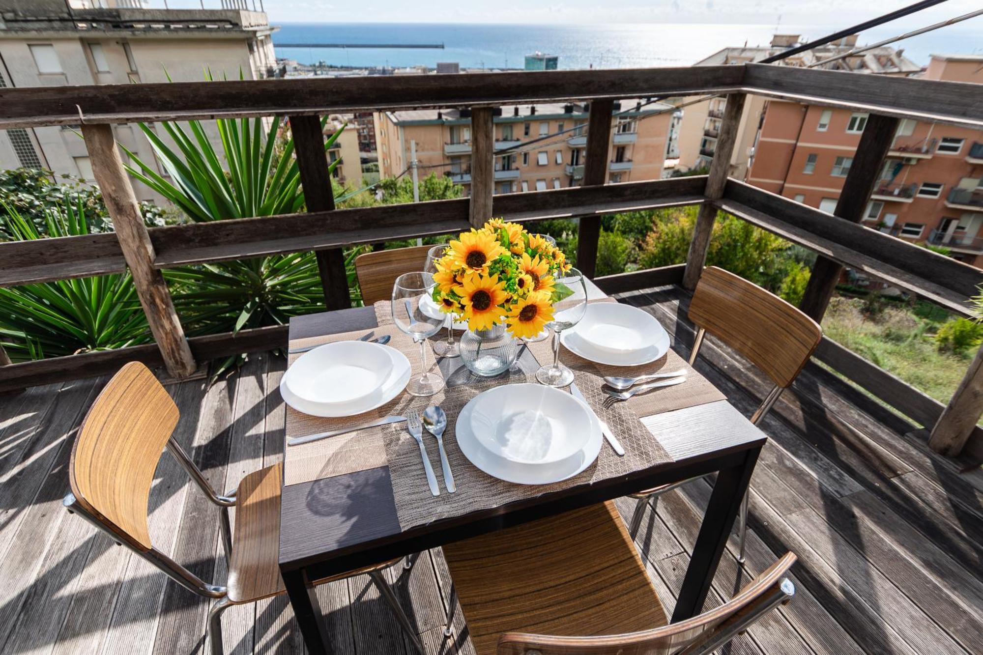 Apartamento Parcheggio Gratis - 10min Aeroporto - Vista Mare *